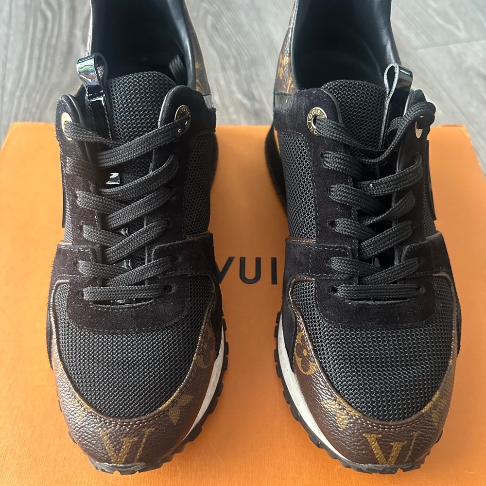 Louis Vuitton Black and Brown Sneakers